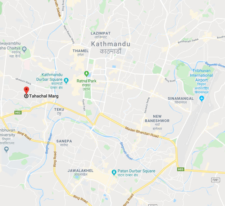 Map Kathmandu